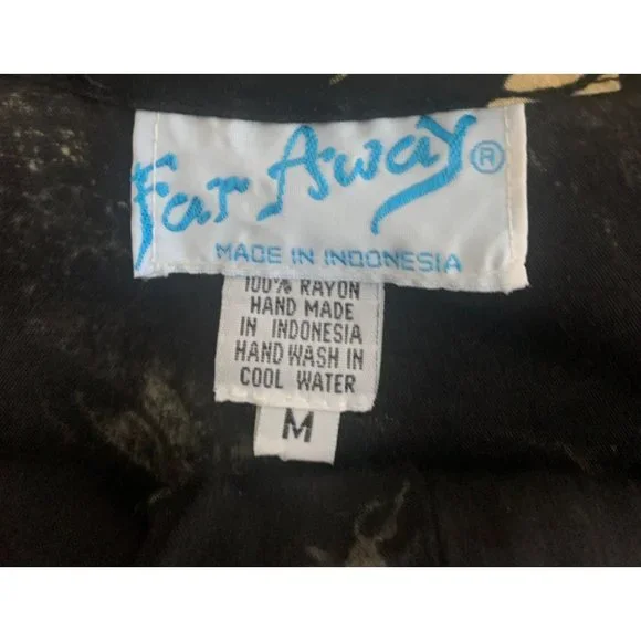 Vintage Black and Cream Printed Skirt/tank Set - Picture 3 of 8